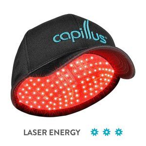 Capillus PLUS Mobile Laser Therapy Cap for Hair Regrowth (FDA Cleared) Flex Fit